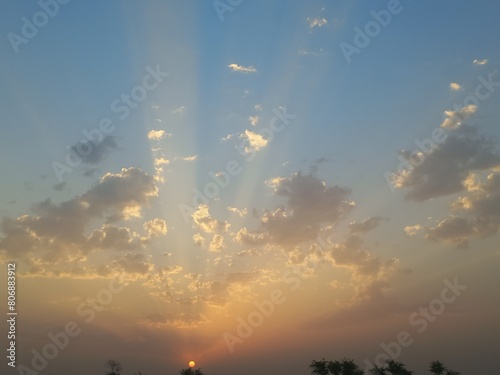 sunrise over the sea