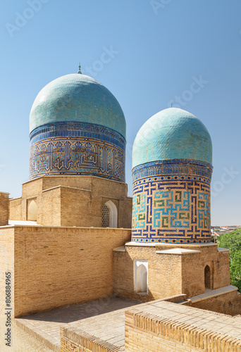 Awesome view of the Shah-i-Zinda Ensemble, Samarkand, Uzbekistan © efired