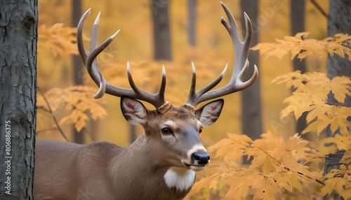 a-buck-with-impressive-antlers-in-the-autumn-