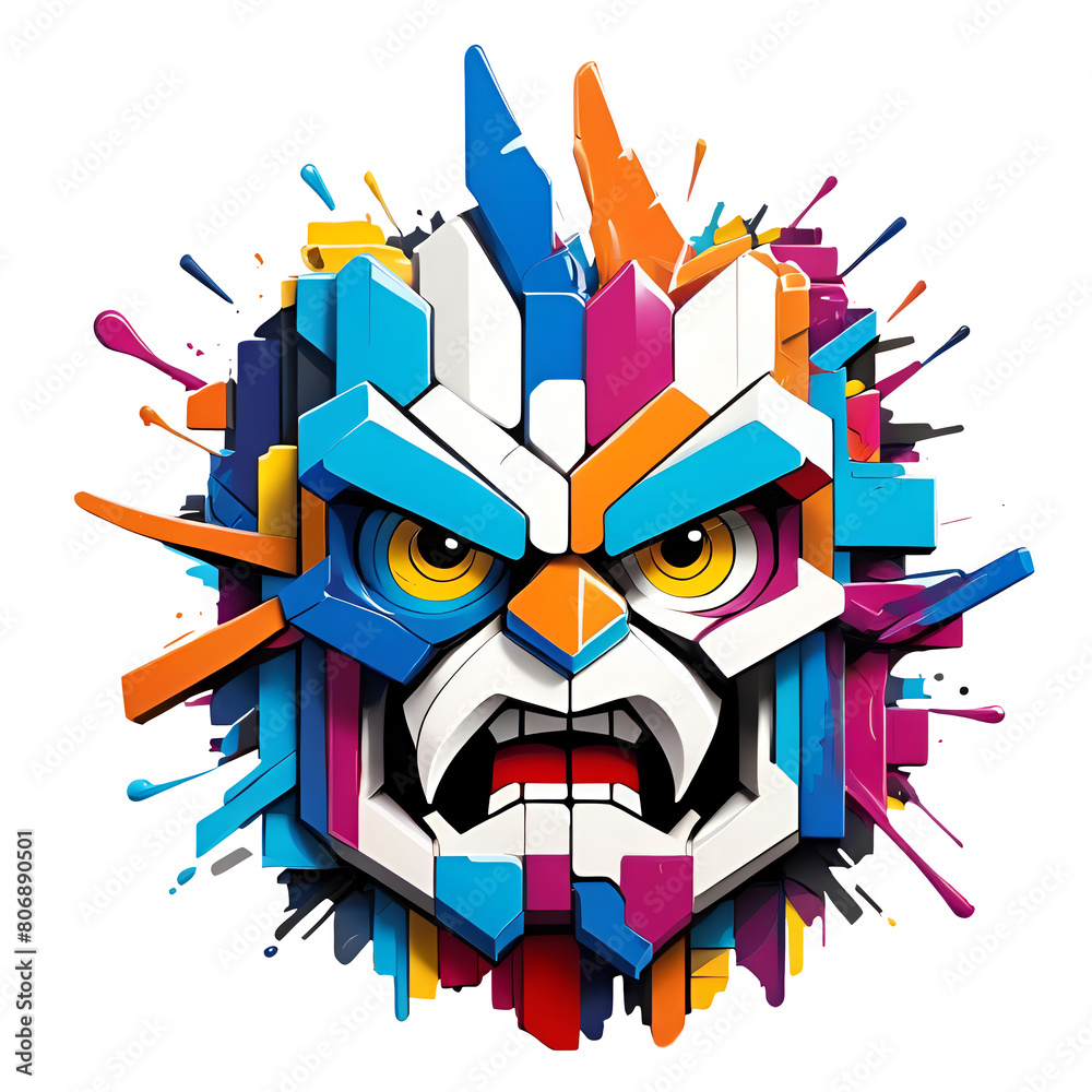 illustration lego face old man Stock Illustration Adobe Stock