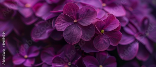 Professional photo about purple flowers, detail and strong color, copy space © Vovan