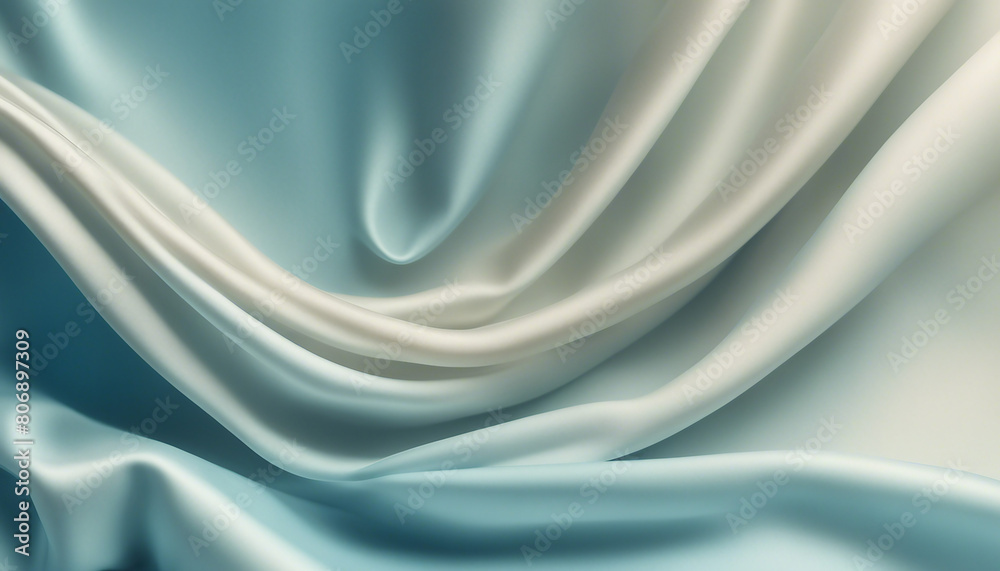 Obraz premium blue, vanilla toned background, silk drapery backdrop