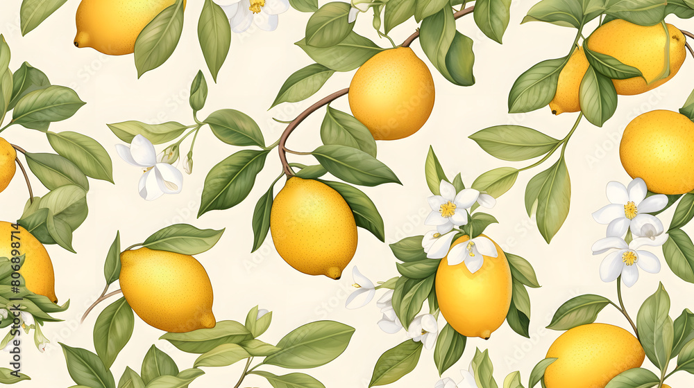 Digital yellow lemons patterns abstract graphic poster background Digital yellow lemons patterns abstract graphic poster background