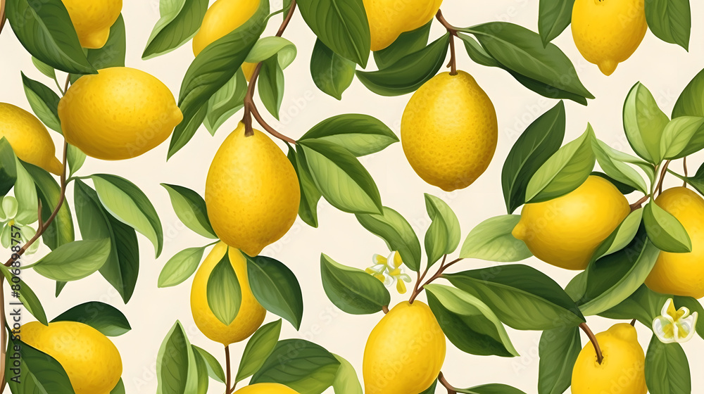 Digital yellow lemons patterns abstract graphic poster background Digital yellow lemons patterns abstract graphic poster background