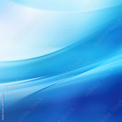 Blue abstract blur gradient background with frosted glass texture blurred stained glass window with copy space texture for display products blank copyspace 