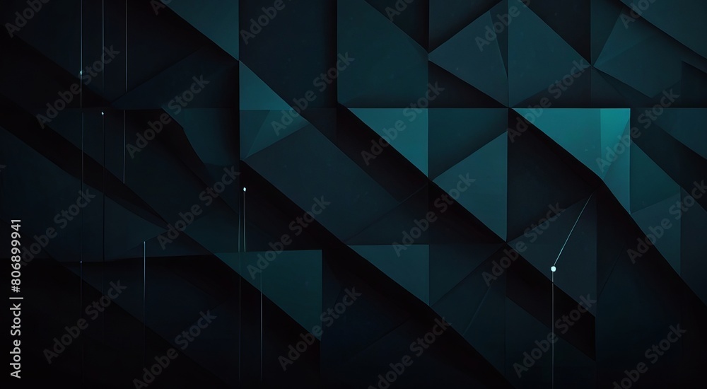 Obraz premium abstract blue background with triangles