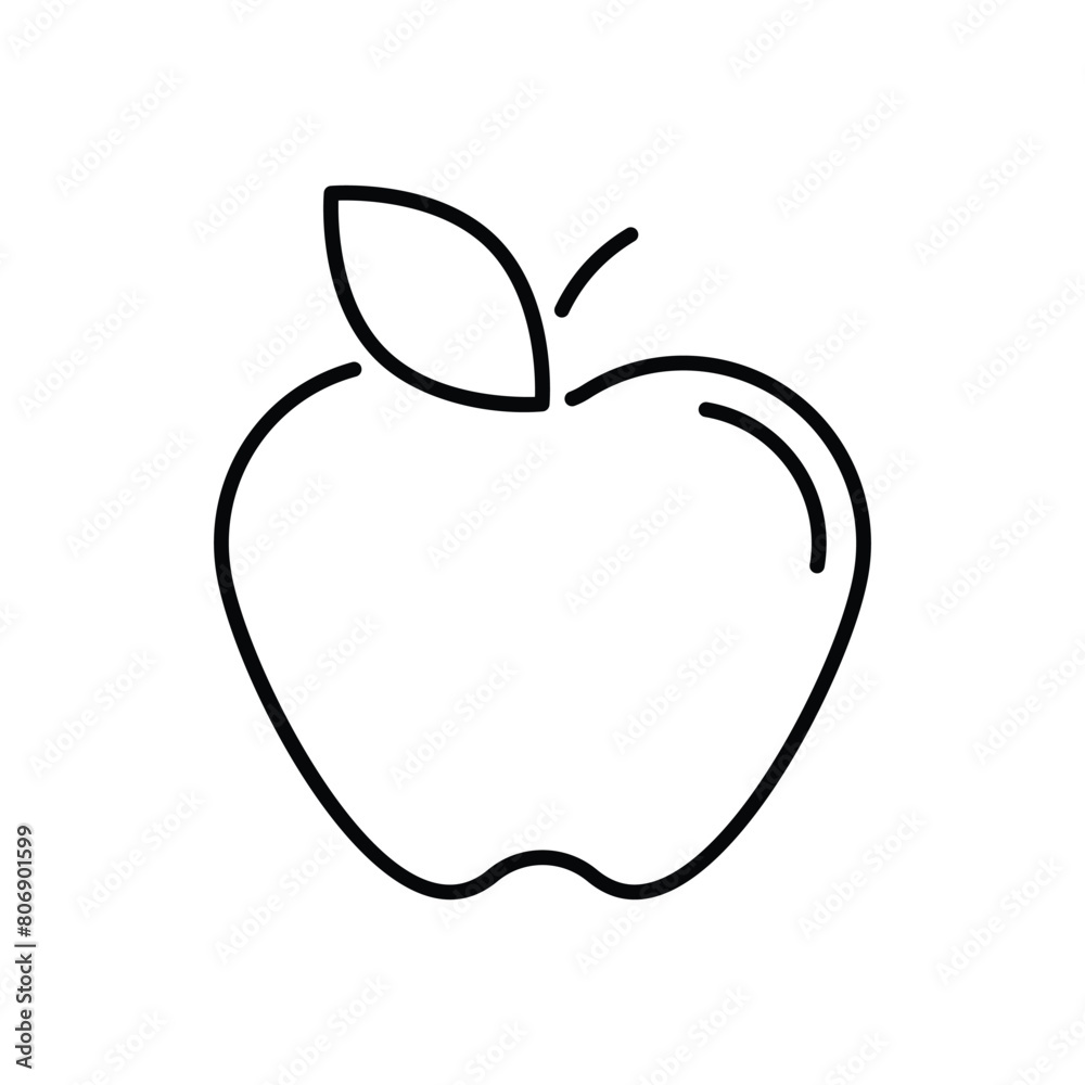Apple vector icon Apple vector icon