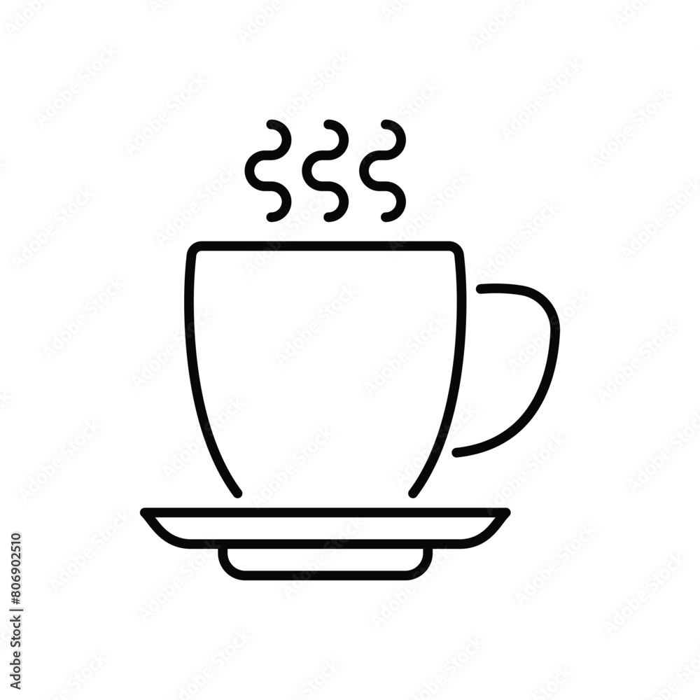 Hot Drink vector icon Hot Drink vector icon
