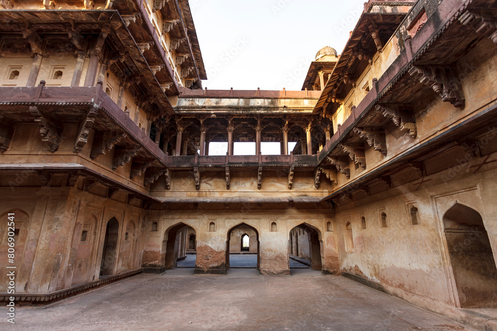 Exterior of Datia Palace, Datia, Madhya Pradesh, India, Asia