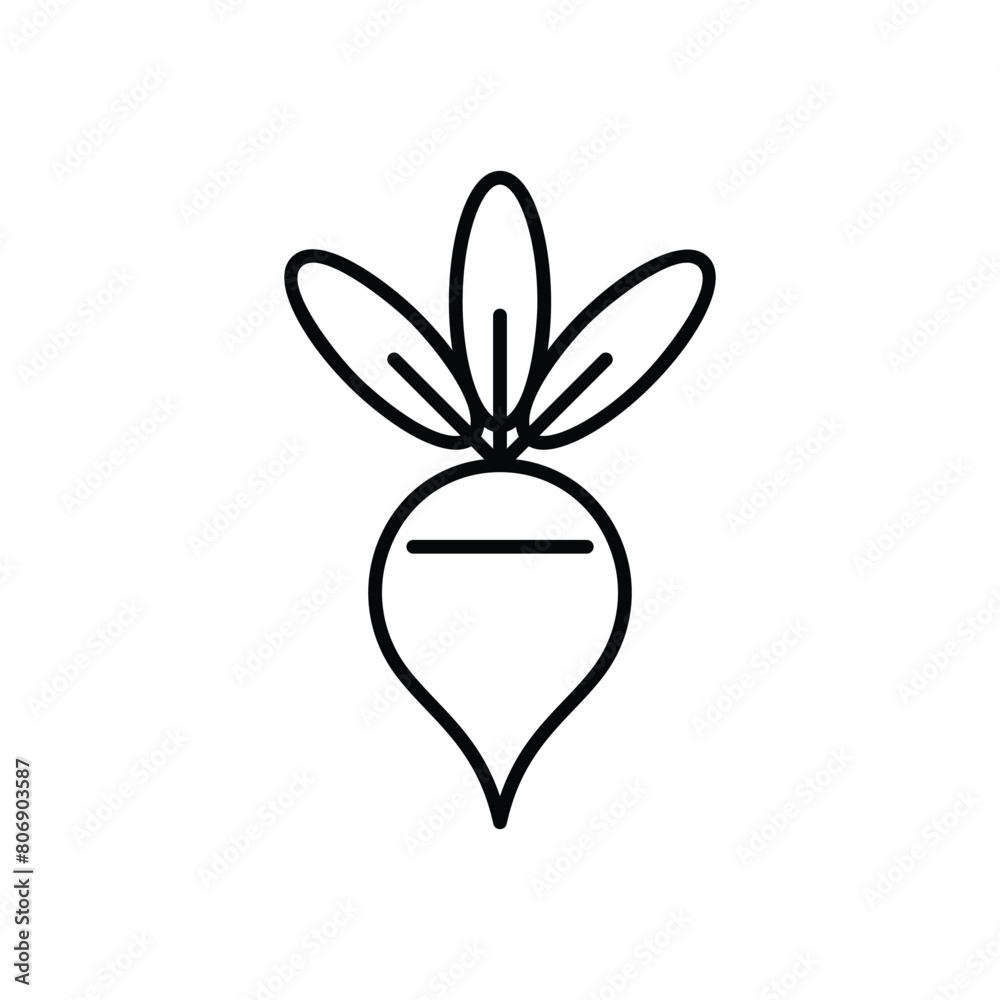 Turnip vector icon Turnip vector icon