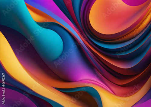 Vivid Color Symphony. Abstract Background