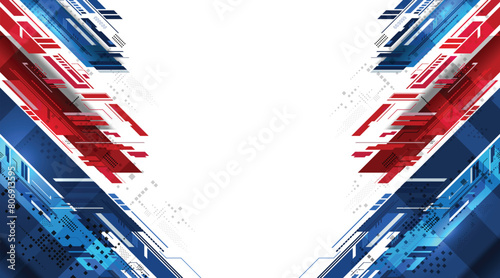 Abstract technology background with stripe and line for web layout, advertising, media and presentation concepts