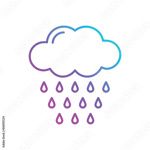 Rain vector icon