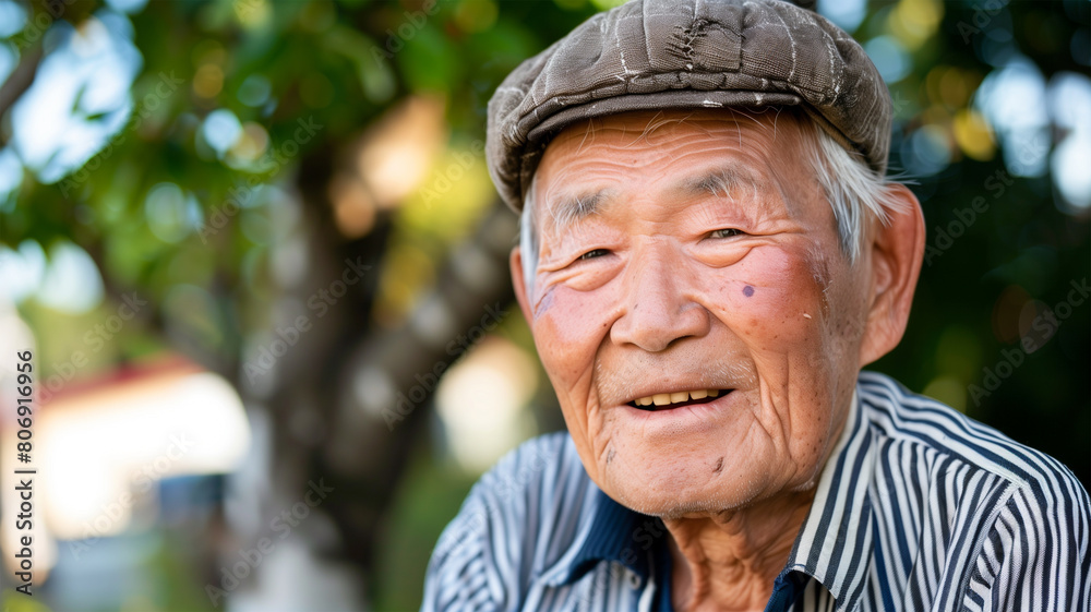 笑顔 日本の老人 笑顔 日本の老人