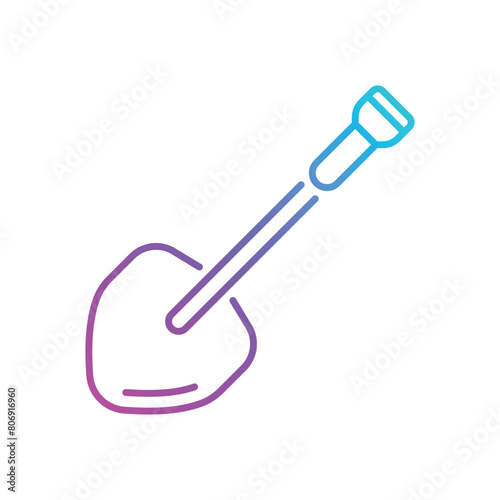 Shovel vector icon