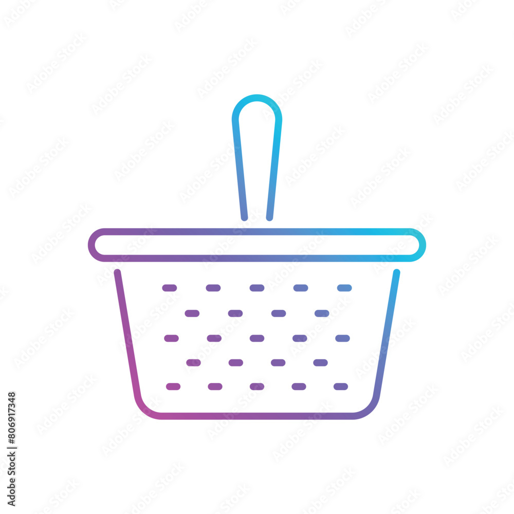 Picnic Basket vector icon Picnic Basket vector icon