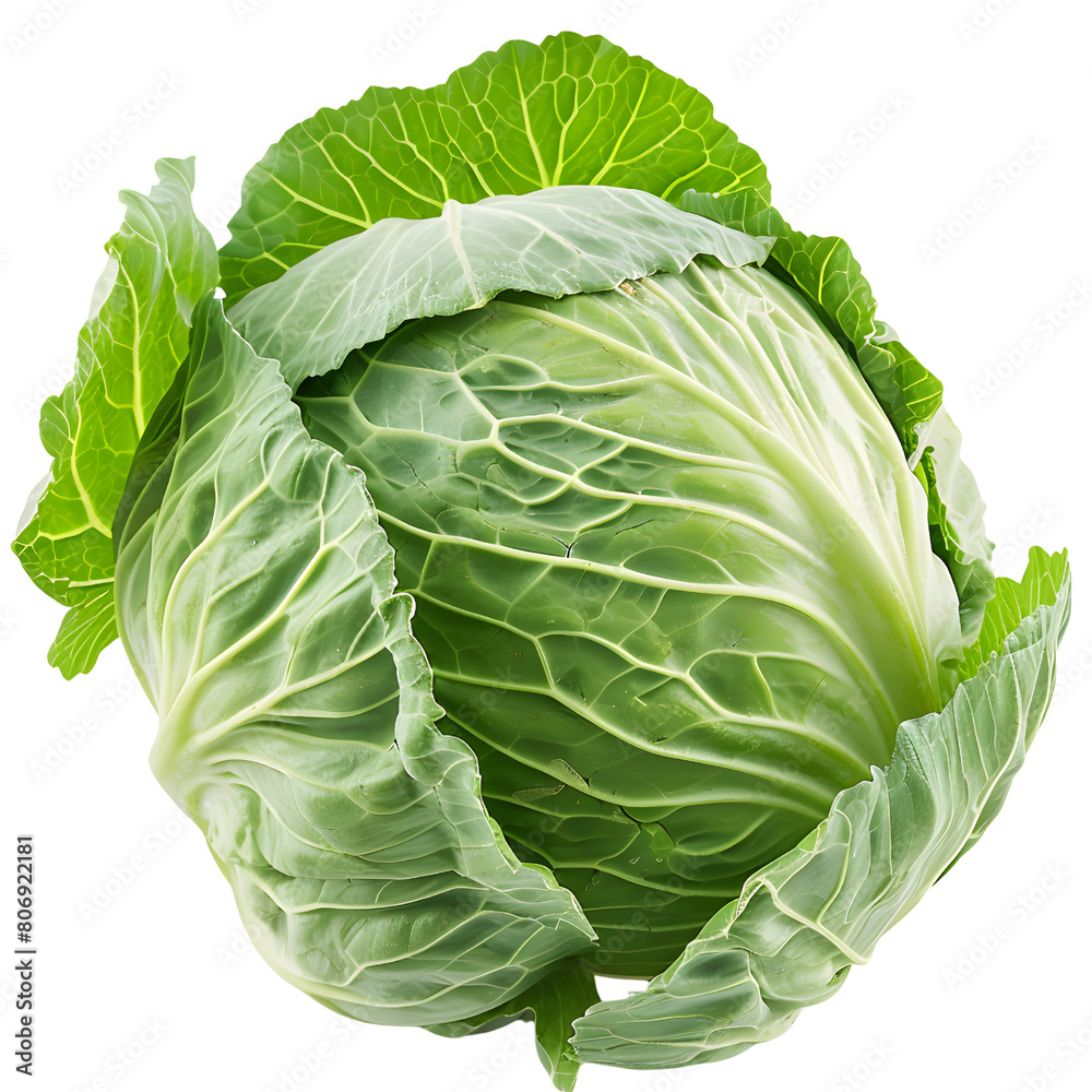 Fototapeta premium head of cabbage PNG