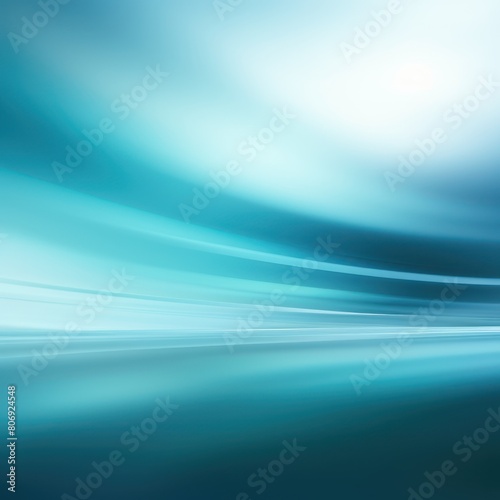 Cyan defocused blurred motion abstract background widescreen with copy space texture for display products blank copyspace for design text photo 