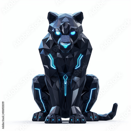 Obraz na płótnie blue robot