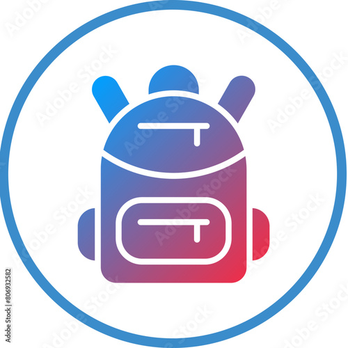 Bagpack Icon Style