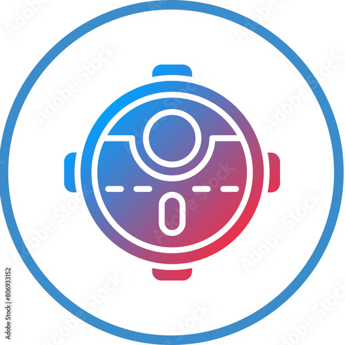 Robotic Vaccum Icon Style