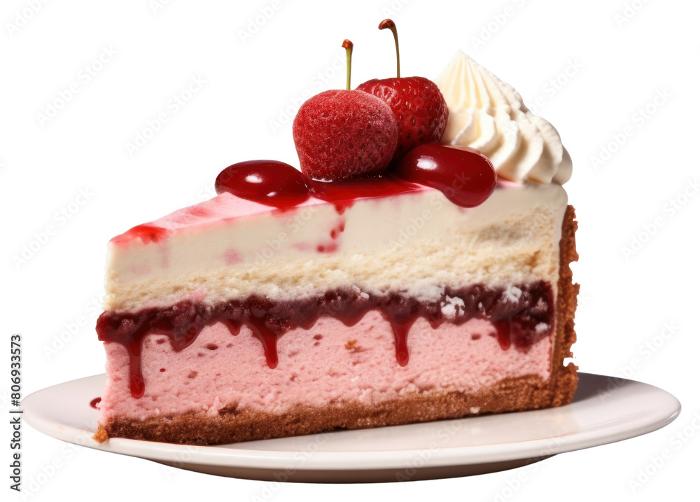 PNG Cake dessert cream fruit.