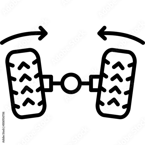Wheel Alignment Icon