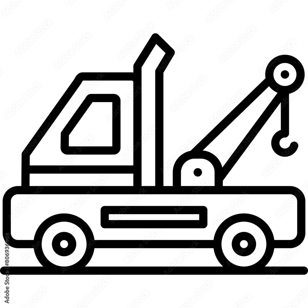 Tow Truck Icon Tow Truck Icon