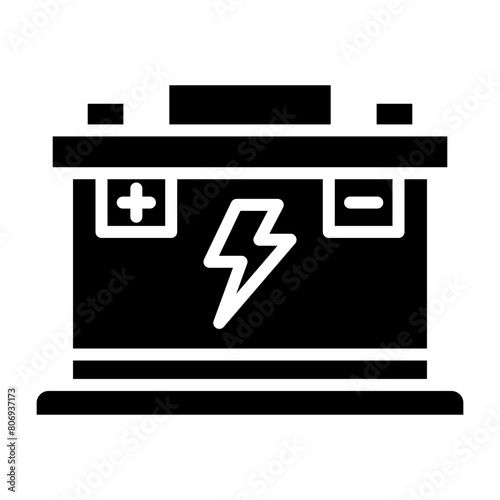 Car Battery Icon photo