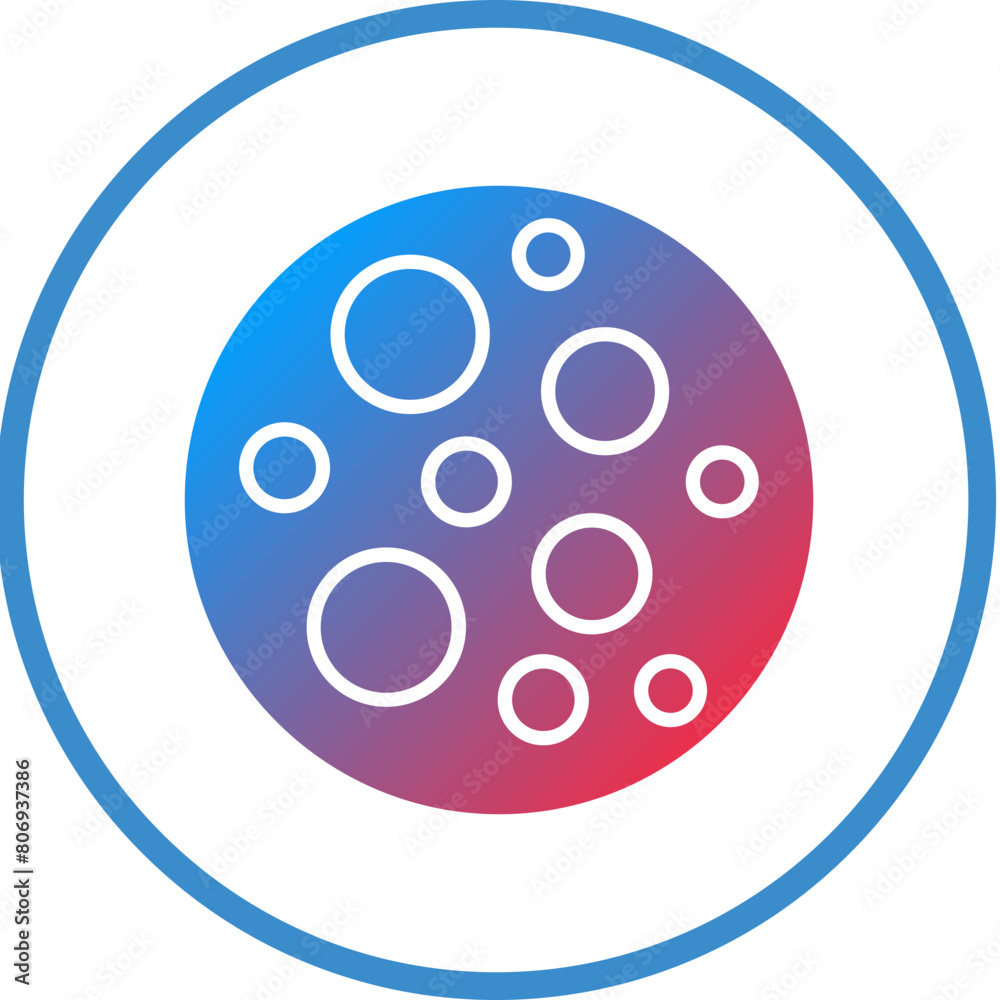 Full Moon Icon Style Full Moon Icon Style