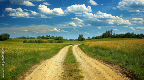 A dirt road