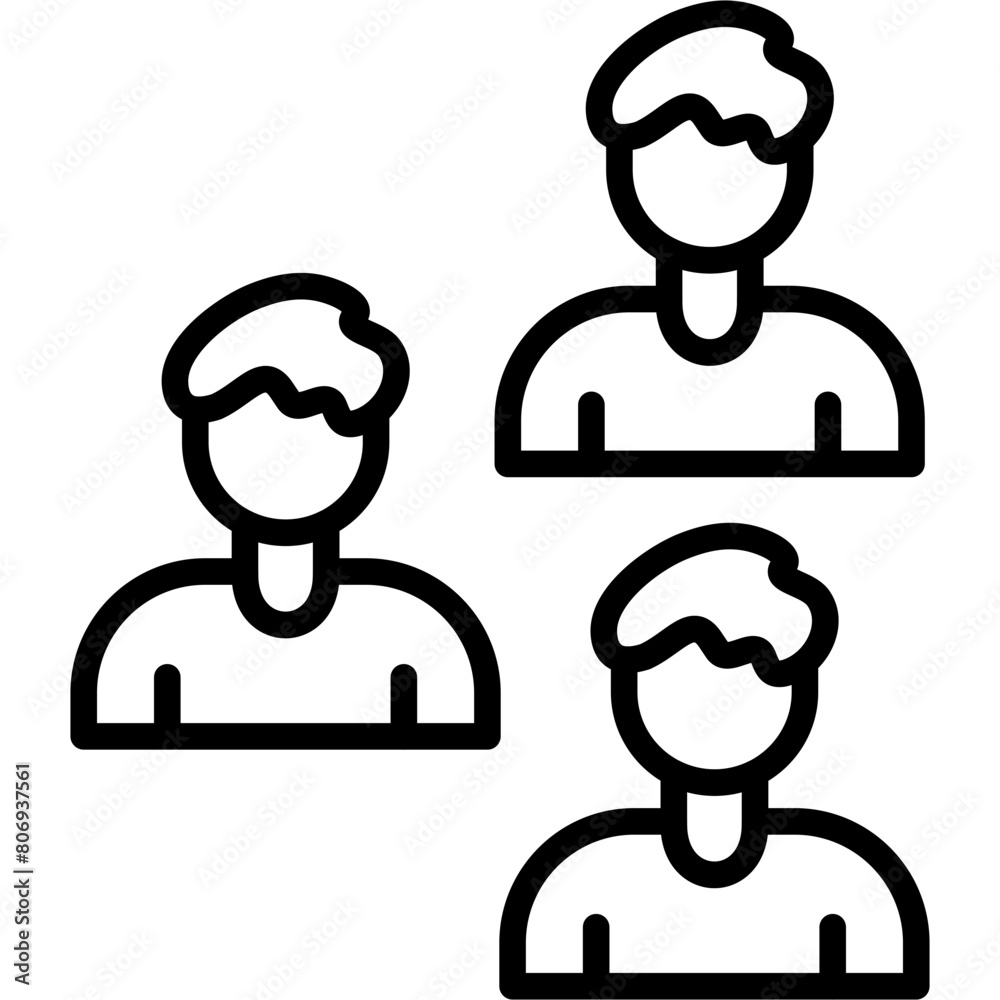 Obraz premium Audiences Icon