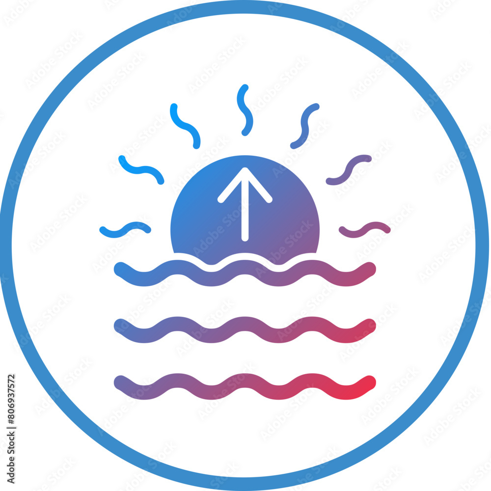 Obraz premium Sunrise Icon Style