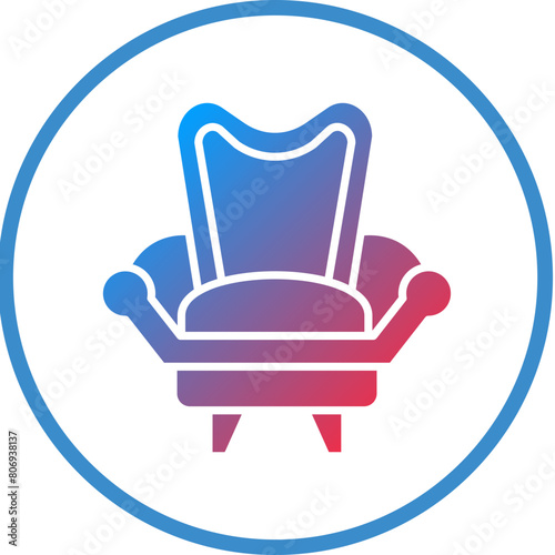 Armchair Icon Style