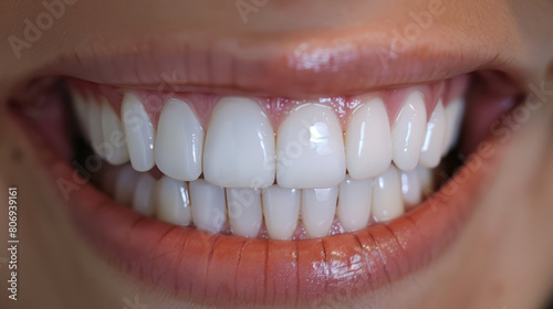 A White teeth, beautiful smile