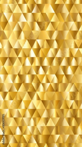 Gold thin barely noticeable triangle background pattern isolated on white background with copy space texture for display products blank copyspace 