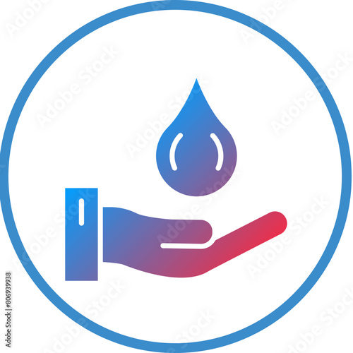 Save Water Icon Style