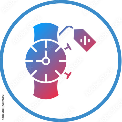 Wristwatch Sale Icon Style