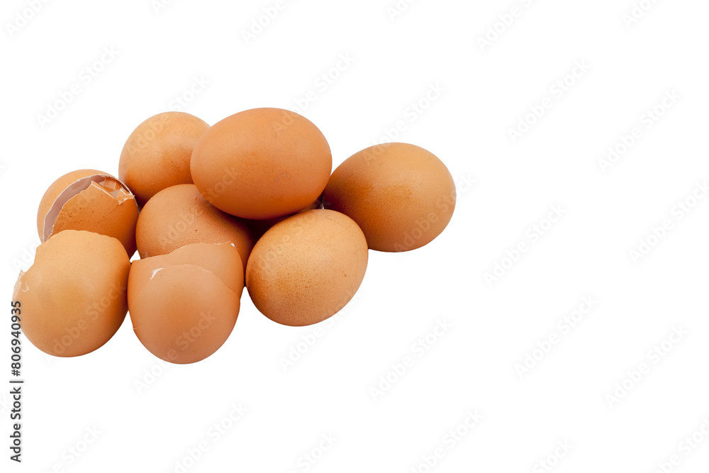 eggs isolated on white background eggs isolated on white background
