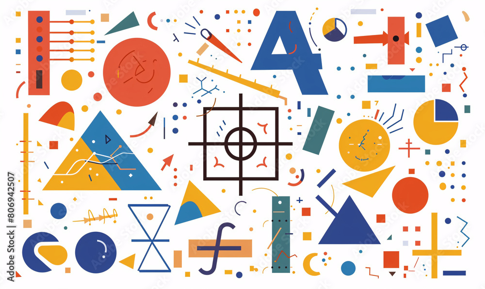abstract mathematical symbols-generative ai