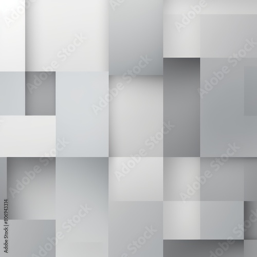 Gray minimalistic geometric abstract background with seamless dynamic square suit for corporate, business, wedding art display products blank 