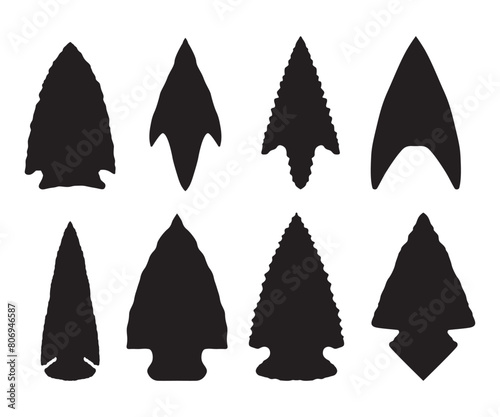 Indian Arrowhead svg, Arrowhead PNG, Arrowhead Outline SVG, Indian Arrowhead bundle, arrowhead vector

