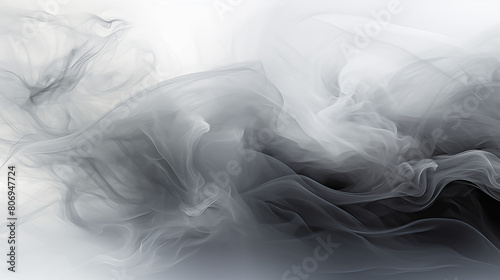 Dynamic Grey Abstract Smoke Design