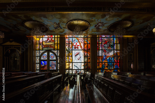 Interior of Coptic Orthodox Church in Sharm El Sheikh photo