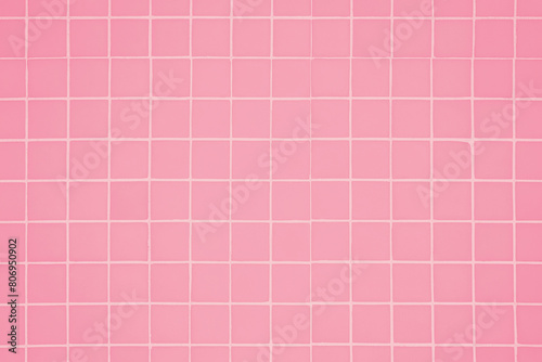 Pink Tiles Wall Background Vintage Square Tiles