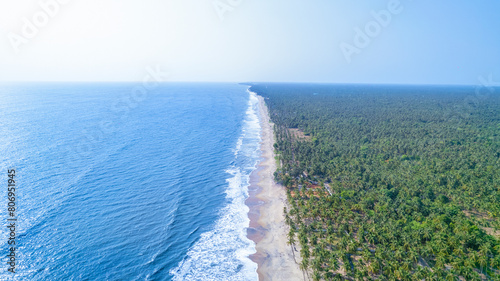 snehatheeram beach chavakkad kerala aerial view 