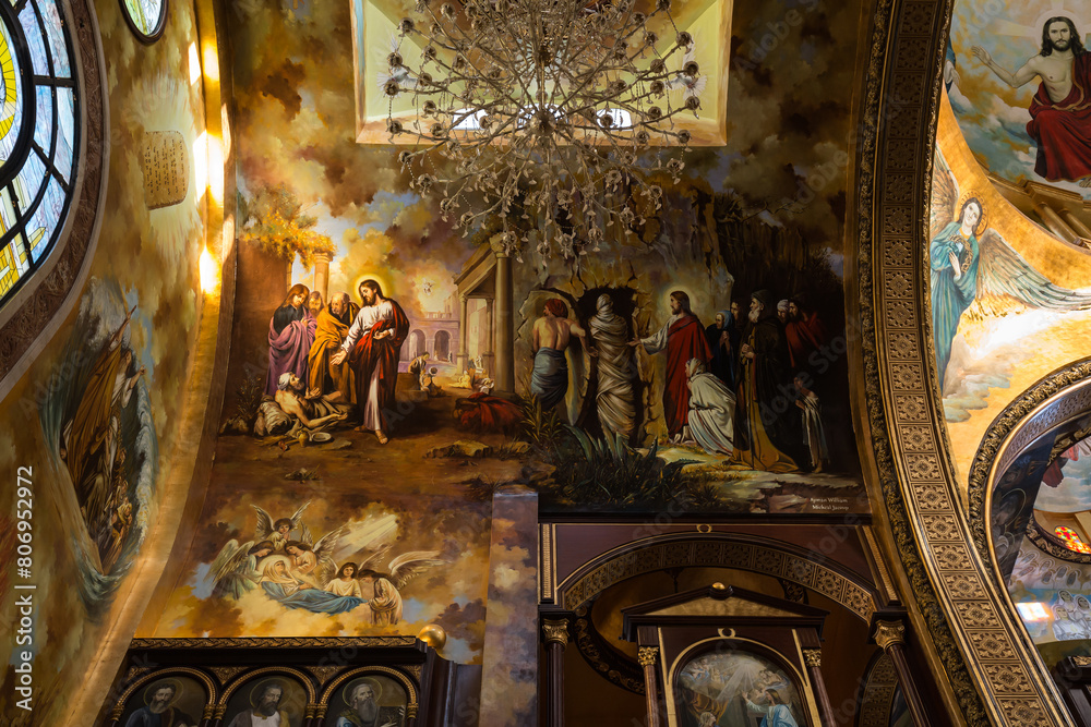 Interior of Coptic Orthodox Church in Sharm El Sheikh