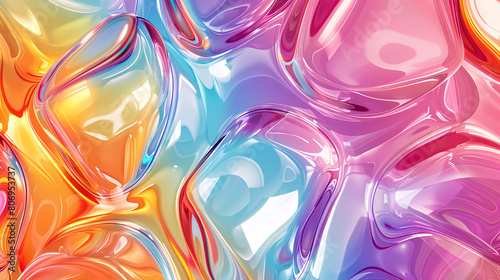 Colorful glass background  vector image