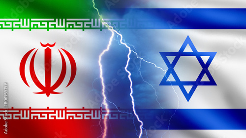 Cuadro en lienzo Iran vs Israel