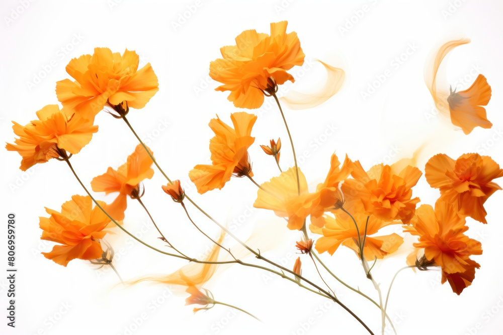 PNG Ink marigolds flower petal plant. PNG Ink marigolds flower petal plant.